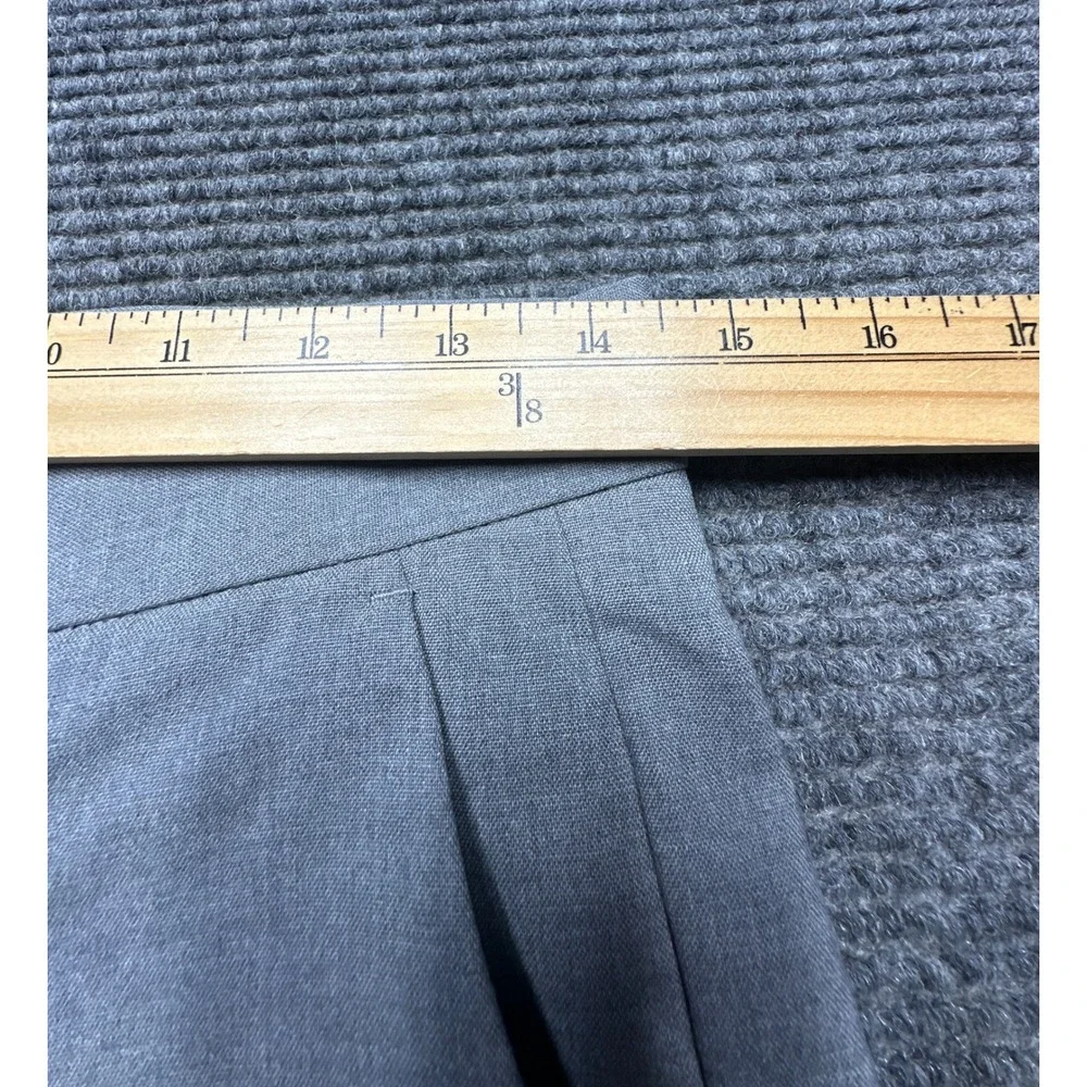 ASOS DESIGN Dress Pants Mens 29x29 Gray Slim Fit Flat Front